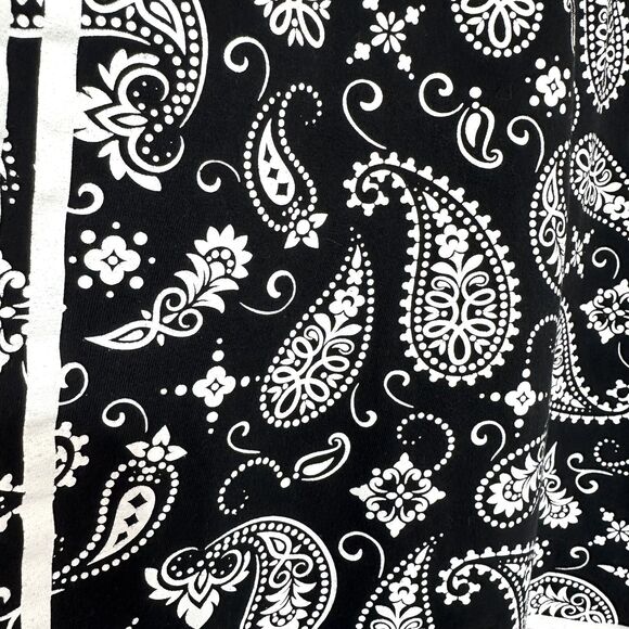Switch Remarkable Black/Pink/Orange/Teal Paisley Bandana T Shirt Sz Large - Picture 4 of 5
